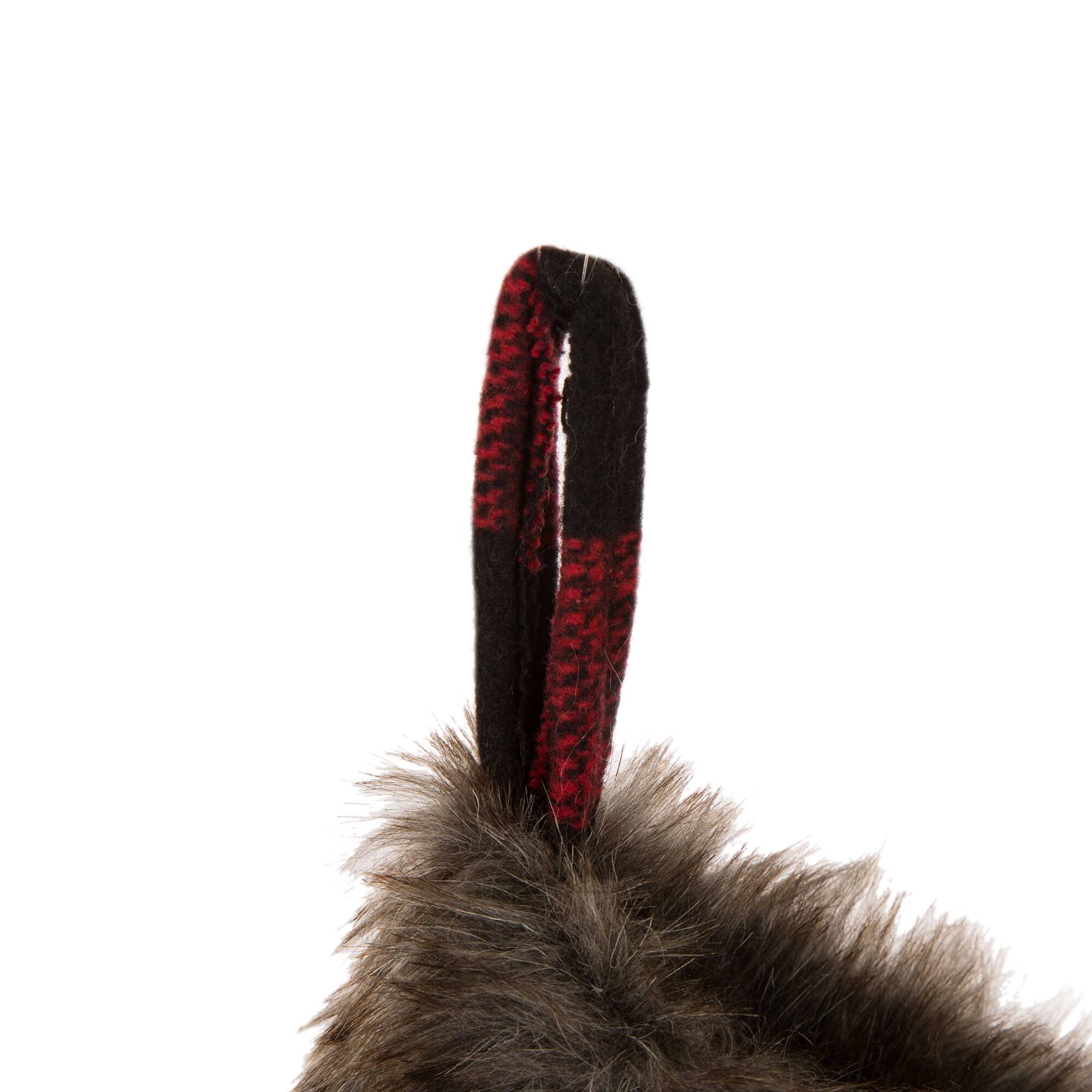 Glitzhome® 21" Black & Red Buffalo Plaid Pompom Stockings, 2ct.